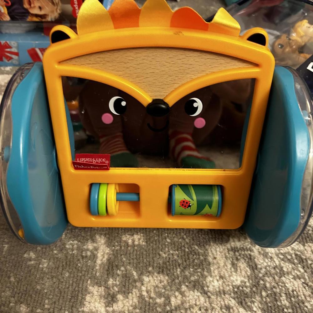 Fisher-Price Play & Crawl Hedgehog Tummy Time Mirror